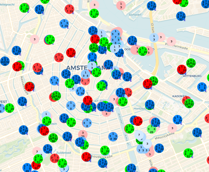 Antennekaart 4G Amsterdam